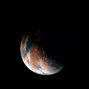 The artist's impression of Kepler-661 b artist's rendition