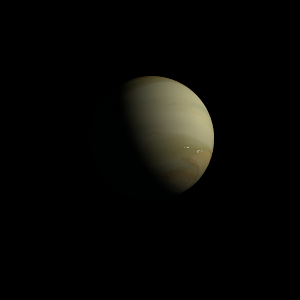 The artist's impression of Kepler-681 b artist's rendition