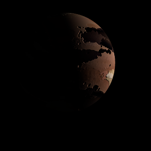 The artist's impression of Kepler-68 c artist's rendition