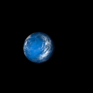 The artist's impression of Kepler-697 b artist's rendition