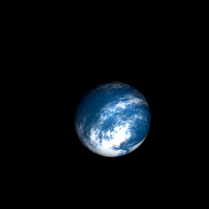 The artist's impression of Kepler-710 b artist's rendition