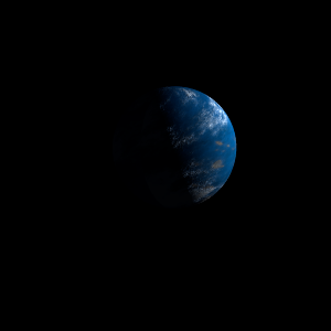 The artist's impression of Kepler-711 b artist's rendition