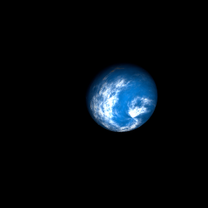 The artist's impression of Kepler-712 b artist's rendition
