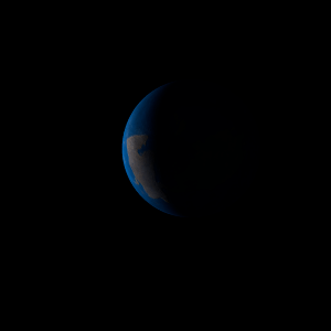 The artist's impression of Kepler-714 b artist's rendition