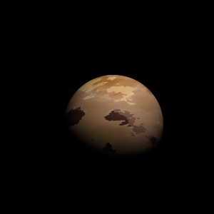 The artist's impression of Kepler-731 b artist's rendition
