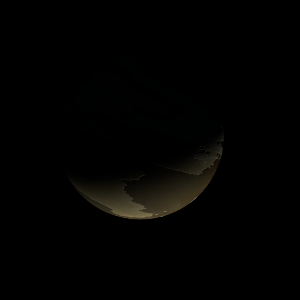 The artist's impression of Kepler-735 b artist's rendition