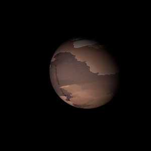 The artist's impression of Kepler-740 b artist's rendition