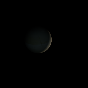The artist's impression of Kepler-744 b artist's rendition