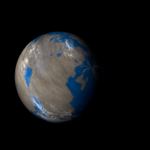 The artist's impression of Kepler-753 b artist's rendition
