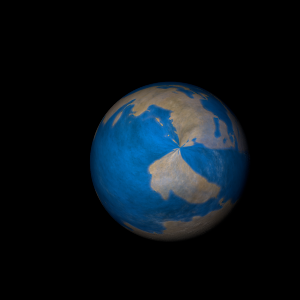 The artist's impression of Kepler-758 b artist's rendition