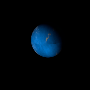 The artist's impression of Kepler-758 e artist's rendition