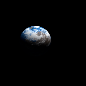 The artist's impression of Kepler-759 Ab artist's rendition