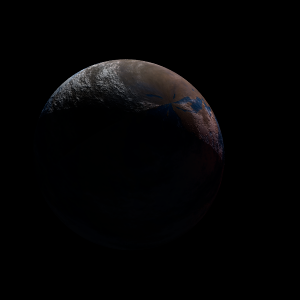 The artist's impression of Kepler-759 b artist's rendition