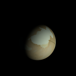 The artist's impression of Kepler-760 c artist's rendition
