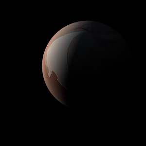 The artist's impression of Kepler-766 b artist's rendition