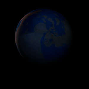 The artist's impression of Kepler-771 b artist's rendition