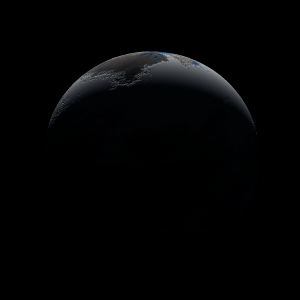 The artist's impression of Kepler-787 b artist's rendition