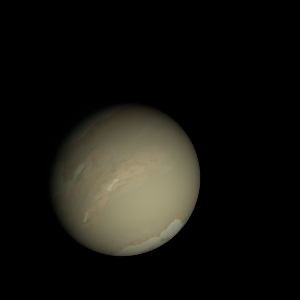 The artist's impression of Kepler-792 b artist's rendition