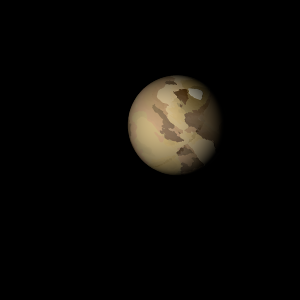 The artist's impression of Kepler-795 b artist's rendition