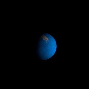 The artist's impression of Kepler-797 b artist's rendition