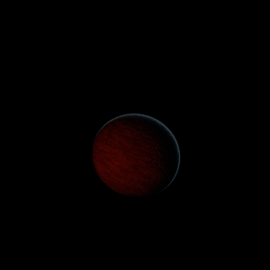 The artist's impression of Kepler-7 b artist's rendition