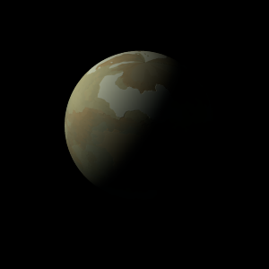 The artist's impression of Kepler-804 b artist's rendition