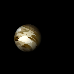 The artist's impression of Kepler-808 b artist's rendition