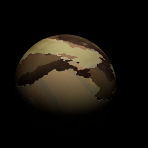 The artist's impression of Kepler-80 b artist's rendition
