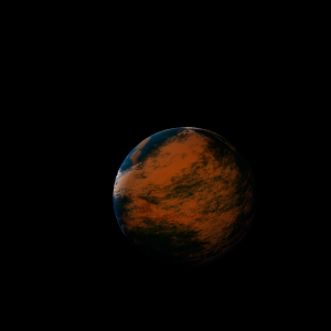 The artist's impression of Kepler-80 c artist's rendition
