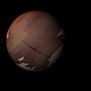 The artist's impression of Kepler-810 b artist's rendition