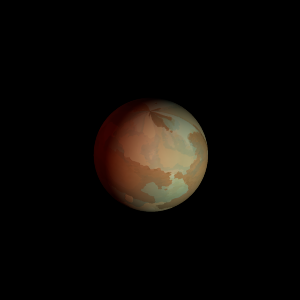 The artist's impression of Kepler-814 b artist's rendition