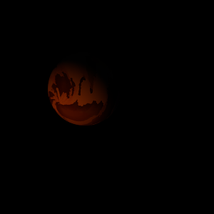 The artist's impression of Kepler-81 b artist's rendition