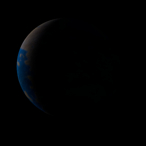 The artist's impression of Kepler-827 b artist's rendition