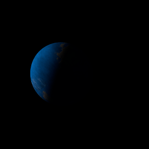 The artist's impression of Kepler-834 b artist's rendition