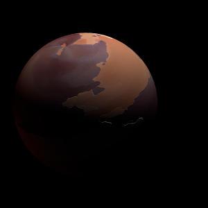 The artist's impression of Kepler-835 b artist's rendition
