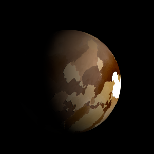 The artist's impression of Kepler-842 b artist's rendition