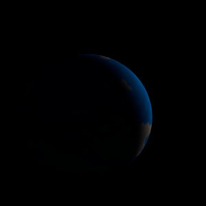 The artist's impression of Kepler-851 b artist's rendition