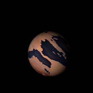 The artist's impression of Kepler-856 b artist's rendition
