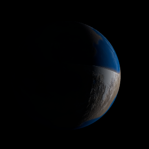 The artist's impression of Kepler-858 b artist's rendition