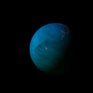 The artist's impression of Kepler-85 d artist's rendition