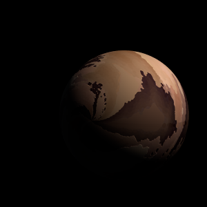 The artist's impression of Kepler-870 b artist's rendition