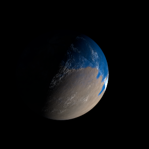 The artist's impression of Kepler-871 b artist's rendition