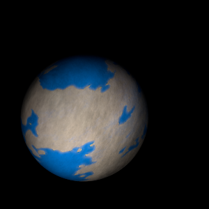 The artist's impression of Kepler-880 Ab artist's rendition
