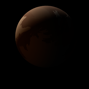The artist's impression of Kepler-882 b artist's rendition