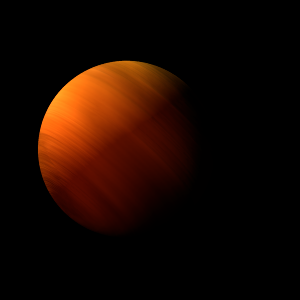 The artist's impression of Kepler-88 b artist's rendition