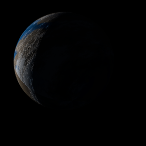 The artist's impression of Kepler-891 b artist's rendition