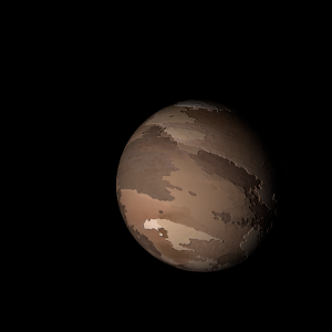 The artist's impression of Kepler-89 Ab artist's rendition