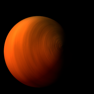 The artist's impression of Kepler-89 b artist's rendition