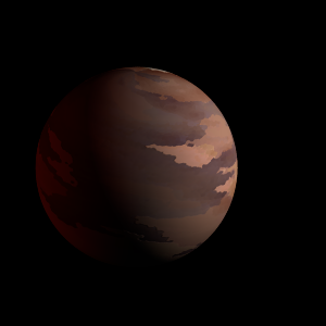 The artist's impression of Kepler-907 b artist's rendition