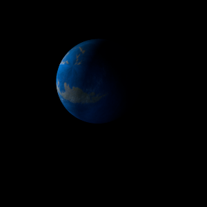 The artist's impression of Kepler-909 b artist's rendition